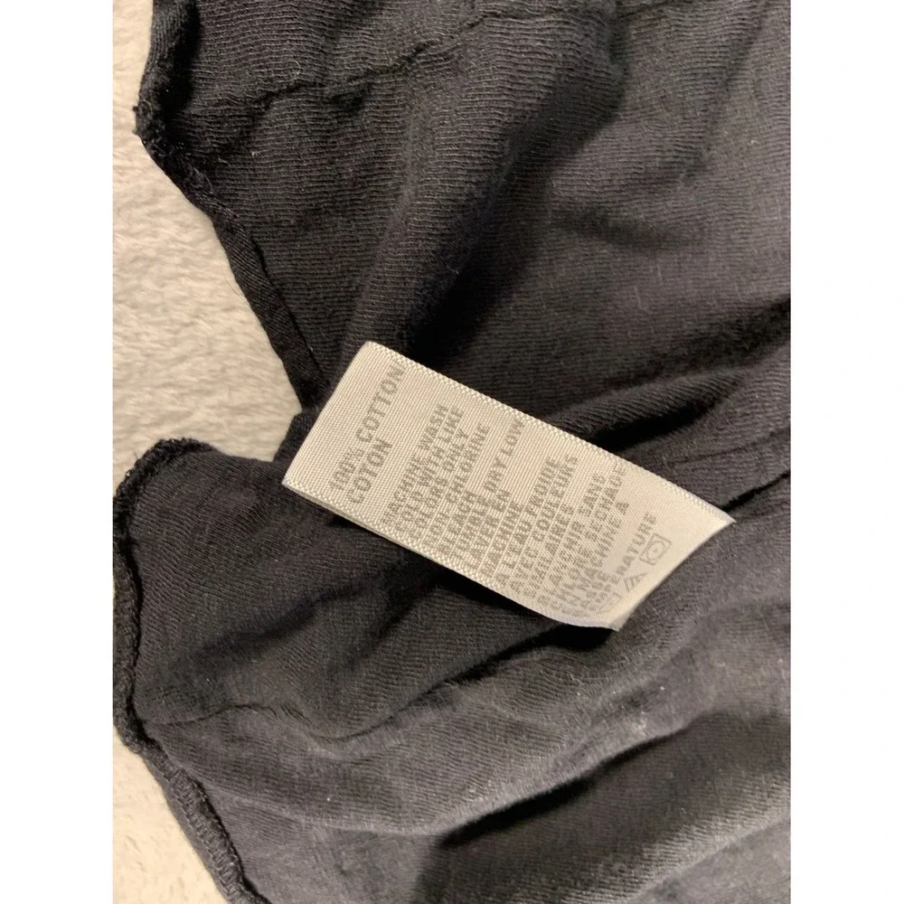 James Perse Cardigan Womens Size 4 Black Long Sleeve USA Cotton